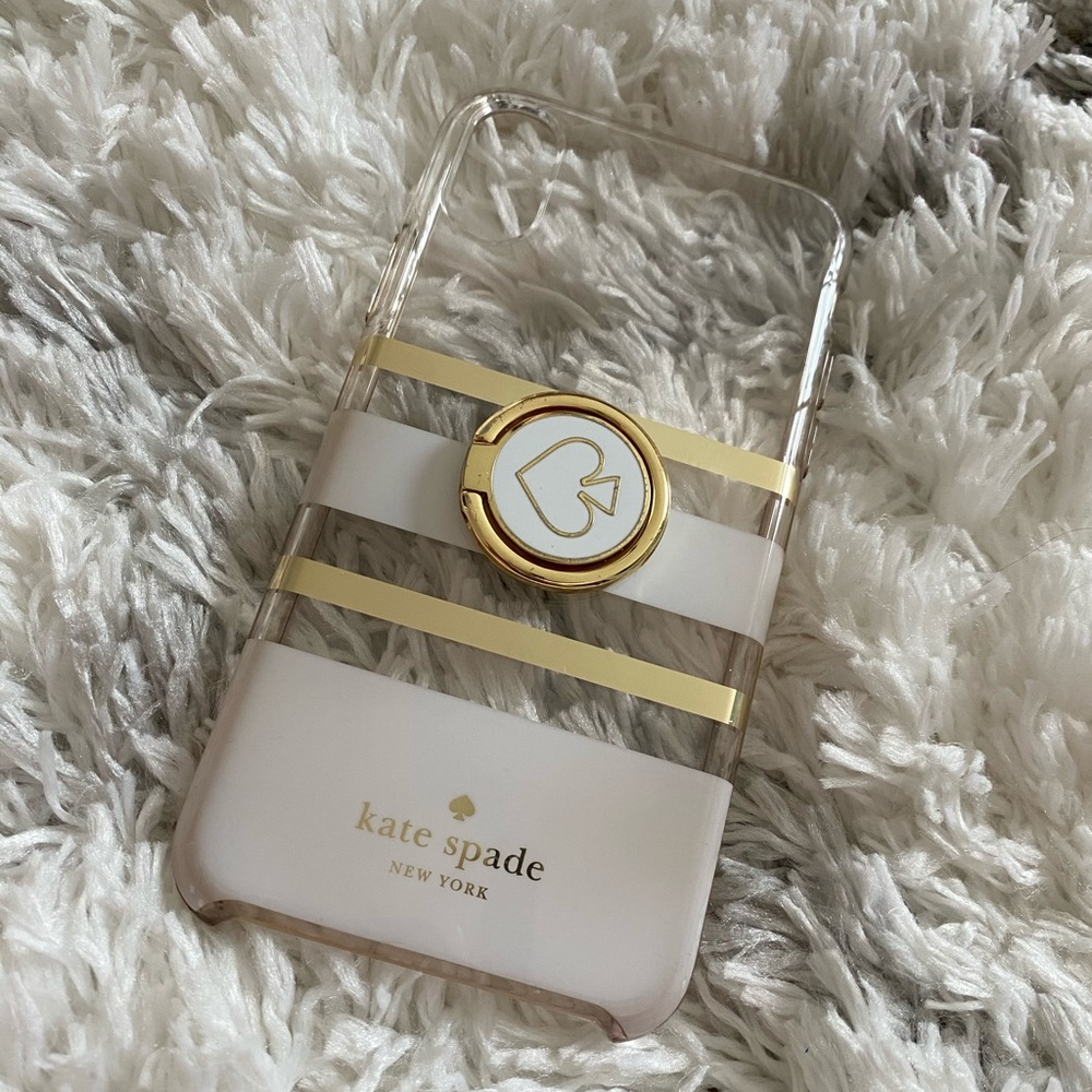 Kate spade iPhone X case with clip